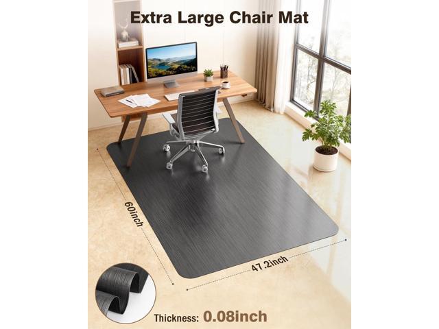 Blvornl Ultra Large Office Chair Mat for Hardwood Floor, Rolling Chair Mat for Hard Wood, Large Anti-Slip Hard Floor Protector, Heavy Duty Computer...