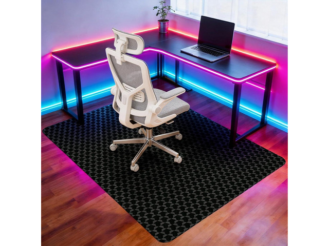 Vicwe Office Chair Mat for Hardwood Floor, 63' x 51' Large Chair Mat, Gaming Chair Mats for Hardwood, Easy Glide for Chairs, Multi-Purpose Floor...