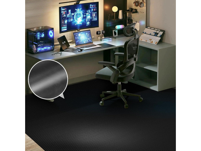 60 x 75 Waterproof Chair Mat for Hardwood, Office Chair Mat for Rolling Chair, Desk Mat for Hardwood Floor, Floor Mat for Home Office, Anti-Slip...