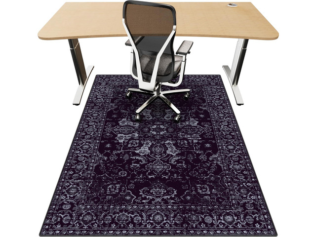 Office Chair Mat for Hardwood Floor, 36'x48' Desk Chair Mat for Home Office, Non-Slip Under Desk Mat for Rolling Chair,Washable Chair Rugs for...