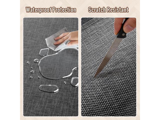 Wansimoo Office Chair Mat for Hardwood and Tile Floor, 36'x48' Floor Mat, Heavy Duty Computer Gaming Chair Mat, Anti-Slip, Non- Curve, Desk Chair...