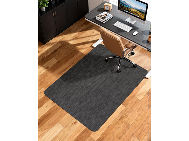 Office Chair Mat for Hardwood Floor, 35.4' x 47.2' Non-Slip Desk Computer Chair Mat, PVC Floor Mat for Rolling Chair, Heavy Duty Wood/Tile Floor...