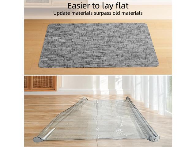 Yecaye Office Chair Mat for Hardwood Floor,30' x 48' Under Computer Desk Floor Protects for Rolling Chair,Non Slip PVC Woven Gaming Chair Mat,Not...