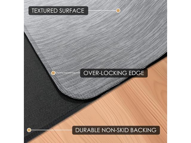 Kuyal Office Chair Mat for Hardwood Floor, 44' x58' Heavy Duty Desk Chair Mat for Office & Home, Anti Slip, Non-Curve Computer Chair Protector Mat,...