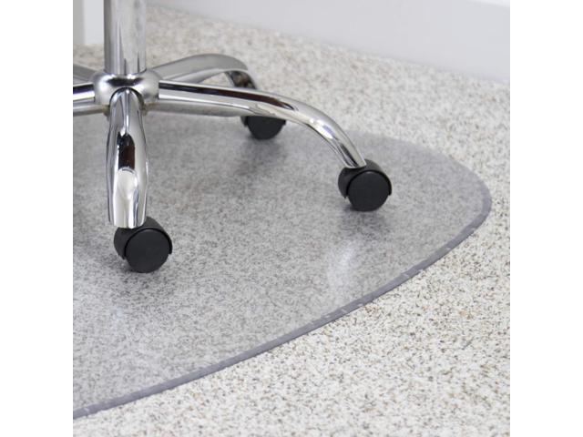 ES Robbins 122685 Everlife Carpet Chair Mat 54'x60' Clear