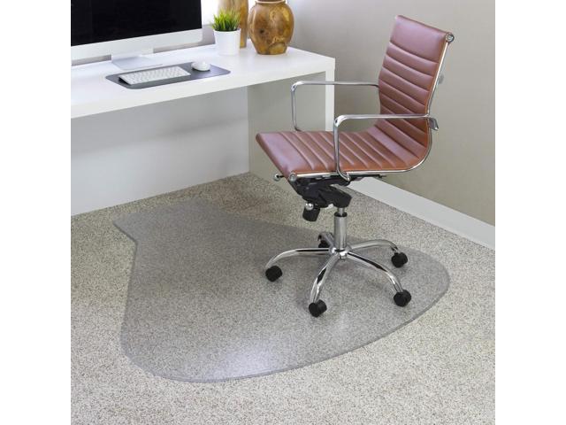 ES Robbins 122685 Everlife Carpet Chair Mat 54'x60' Clear