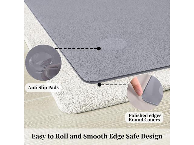 Glass Chair Mat 46' x 55' Heavy Duty Tempered Glass Office Chair Mat, Glass Floor Mat with Round Corner and Polished Edge for Smooth Glide, Office...