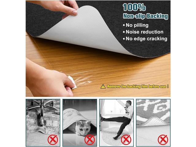 Placoot Desk Chair Mat for Hardwood Floor & Tile 55'x35' Office Chair Mat for Rolling Chairs Large Anti-Slip-Recyclable Material Computer Chair Rug...