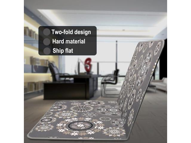 AiBOB Chair Mat for Carpeted Floors, Premium Quality Hard Material, Office Floor Mats for Computer Desk on Carpet, Easy Gride for Chairs, 36x48 Multi