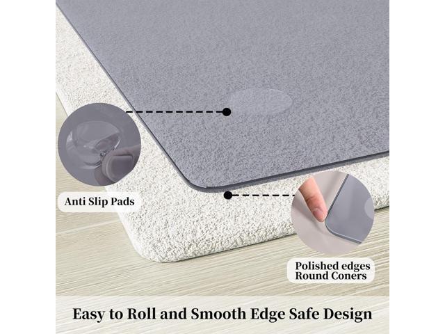 Glass Chair Mat 40' x 60' Heavy Duty Tempered Glass Office Chair Mat, Glass Floor Mat with Round Corner and Polished Edge for Smooth Glide, Office...