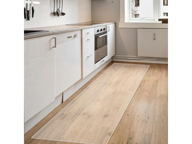 OstepDecor Clear Runner Rug for Hallway, 36 x 72 Inch Clear Floor Protector, Waterproof Kitchen Standing Floor Mat, Office Chair Mat, Vinyl Indoor...