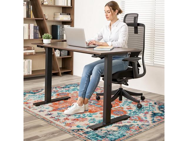 Anidaroel 48'x60' Office Chair Mat for Hardwood Floor, Desk Chair Mats for Hard Floors, Office Rug for Rolling Chair, Easy Glide Desk Floor Mat,...