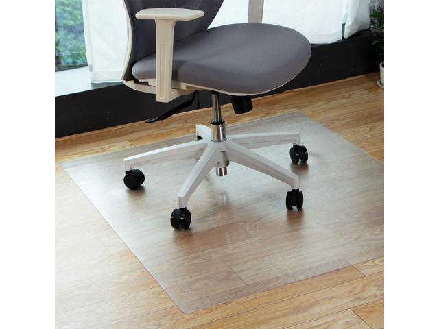 Office Chair Mat, 36' x 36' Chair Mat for Hard Floors, 0.08' Thicker Non-Slip Hard Floor Protector Desk Mat for Home, Waterproof Vinyl Floor Mat...