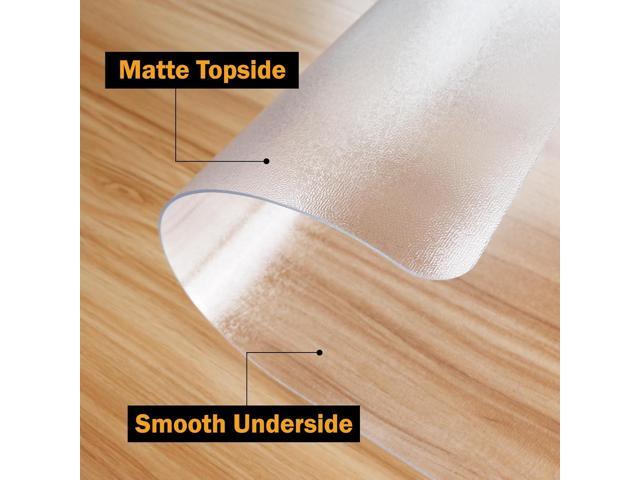 Office Chair Mat, 36' x 36' Chair Mat for Hard Floors, 0.08' Thicker Non-Slip Hard Floor Protector Desk Mat for Home, Waterproof Vinyl Floor Mat...