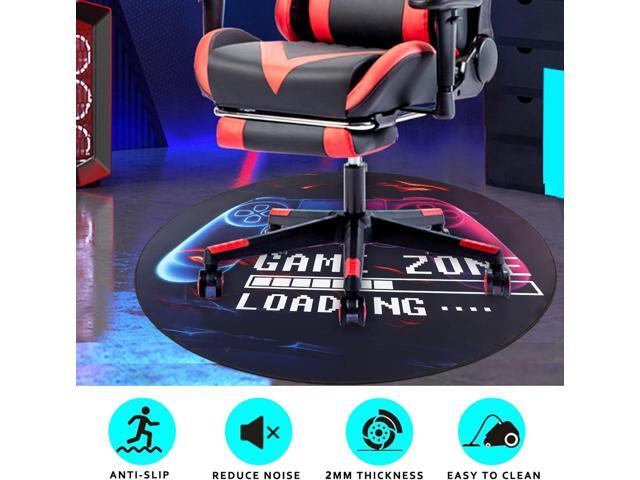 Yincimar Gaming Chair Mat for Hardwood Floor,Anti-Slip Floor Protector Game Controller Rubber Gaming Computer Chair Mat for Gaming Room Home Office...