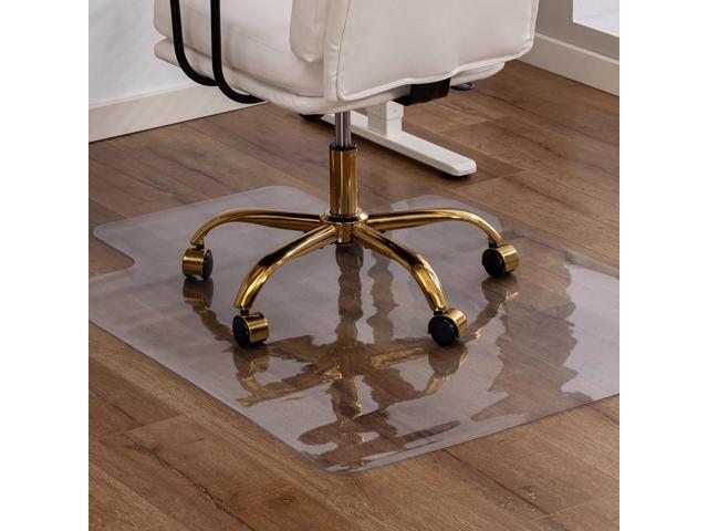 Office Chair Mat for Hardwood Floor 36' x 48', Clear PVC Floor Protector Mat for Rolling Chairs, Heavy Duty Transparent Desk Mat to Prevent...