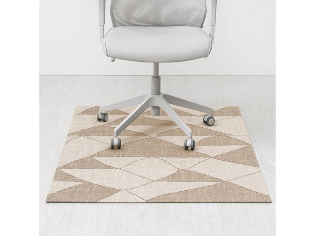 Anji Mountain Rug'd Office Chair Mat for Carpet & Hardwood Floor - Jacquard Woven Top, Anti-Slip Backing, Low Pile, Floor Protector Desk Chair Mat,...