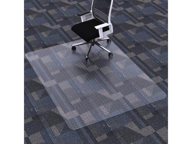 FuturHydro Desk Chair Mat for Flat to Low Pile Carpets, 45' x 53' Clear Office Home Floor Protector Mat, Transparent Mats for Office, Home and...