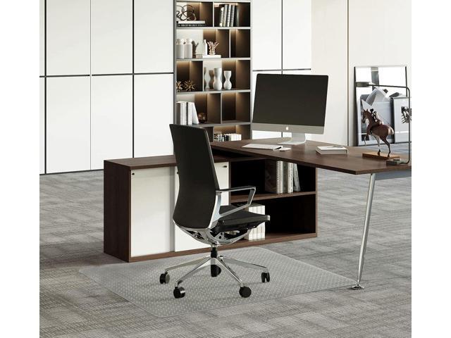 FuturHydro Desk Chair Mat for Flat to Low Pile Carpets, 45' x 53' Clear Office Home Floor Protector Mat, Transparent Mats for Office, Home and...