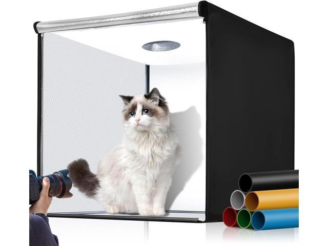 32'x32' Photo Studio Light Box Photography, Large Lightbox for Product with 3 Stepless Dimming Lights Panel, 210 LED Beads, Professional Photo.