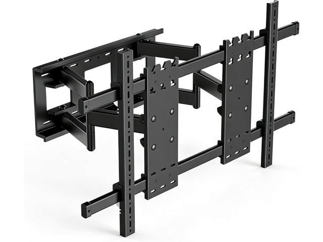 98 100 TV Wall Mount 70 to 120 inch Heavy Duty Large Screen Full Motion Bracket, with Swivel and Tilt, up to 287 Lbs, Max VESA 1000x600mm, Black,...