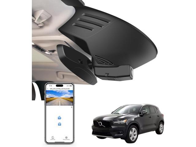 4K Dash Cam Custom for Volvo XC40 2019-2022 (Model A),T4 T5 Accessories, Integrated OEM Look, UHD 2160P Video, WiFi & App, Loop Recording, Easy to...