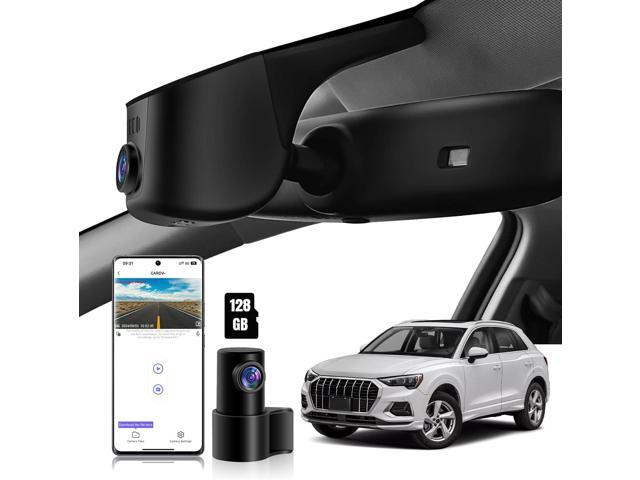 Front 4K + Rear 1080P Dash Cam for Audi 2019 2020 2021 2022 2023 2024 A4 A6 Allroad A3 A5 Q5 S4 S6 Q7 A8 S8 TT A7 S5 Q3 S3 S7 RS3 RS5 RS6 e-tron...