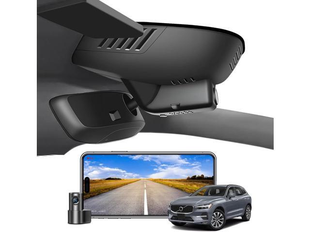 Front 4K & Rear 1080P Dash Cam Custom for Volvo XC60 2022 2023 2024 2025 2026 (Model D), B5 B6 T8 Accessories, UHD 2160P Video,OEM Look, WiFi &...