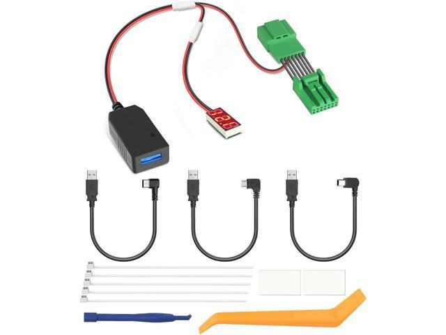 YQMAJIM Dashcam Power Adapter,(7P TypeA)Compatible with Honda Odyssey/CRV/Civic/Accord/,Acura MDX,Auto Rearview Mirror to Dash Cam Power...