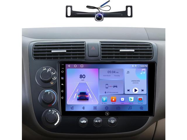 9 inch Touchscreen Car Stereo Radio for Honda Civic 2001 2002 2003 2004 2005 with Wireless CarPlay Android Auto 2G+32G Bluetooth GPS Navigation.