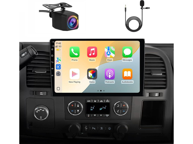 4Core 64GB Car Radio Stereo for Chevy Chevrolet Silverado Tahoe Equinox GMC Sierra Yukon with CarPlay Android Auto Backup Camera