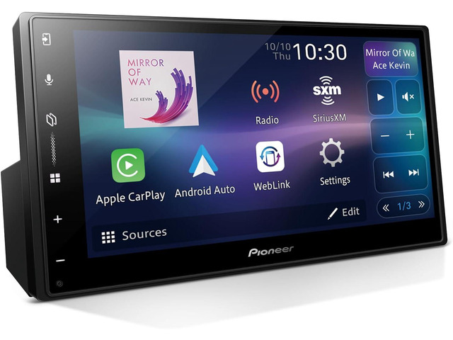 Pioneer DMH-W3000NEX 6.8' Double Din Multimedia Digital Media Receiver, Wireless Apple CarPlay and Android Auto, Bluetooth, Backup Camera...