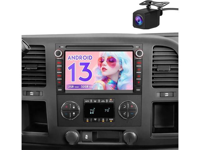 Car Stereo Radio for Chevy Silverado Tahoe GMC Sierra Yukon 2007-2013 with 7 inch HD Touchscreen,Android 13 Wireless CarPlay & Android Auto,Backup...