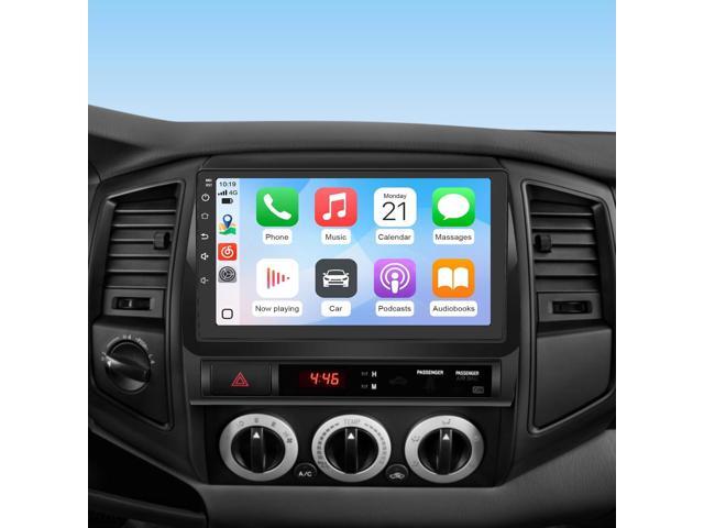 Car Radio Stereo for Toyota Tacoma 2005-2015,9 Inch Touch Screen with CarPlay Android Auto GPS Navigation Backup Camera