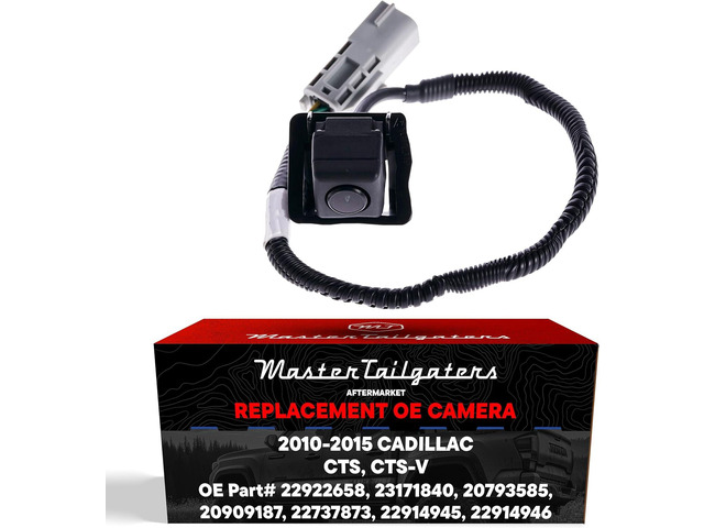 Master Tailgaters Replacement for Cadillac CTS/CTS-V Coupe (2011-2015), CTS/CTS-V Wagon (2010-2014) Backup Camera OE Part # 22922658, 23171840,...