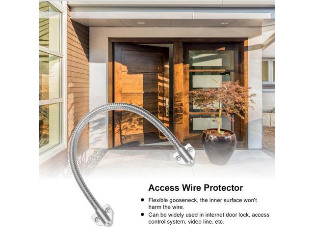 Stainless Steel Door Loop Exposed Mounting Access Control Cable Line Protector Defender Wire Defender for Access Control System