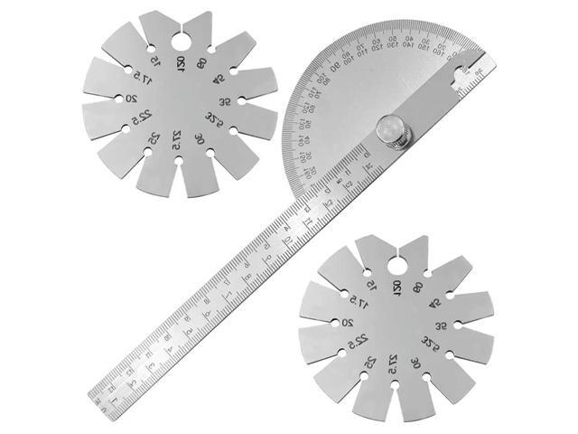 15-120 Degree Knife Angle Finder And 180 Degrees Protractor Kit Bevel Gauge Angle Gauges Ruler Measuring Tool