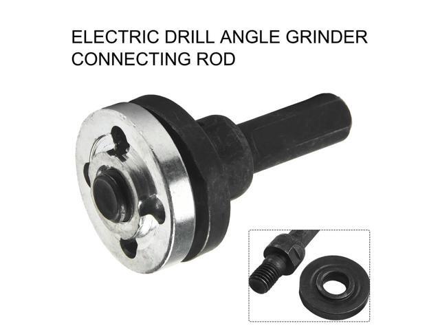 10mm Connecting Rod Adapter Electric Drill Conversion Angle Grinder Connecting Rod Silver Black For Cutting Disc Polishing Wheel