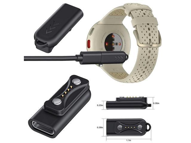 USB C Magnetic Watch Charger Connector Watch Charging Adapter for Polar P/PPro for Ignite 3/Vantage V3
