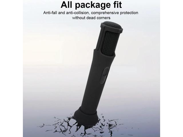 Silicone Case Anti-Rolling Mic Sleeves Microphone Stand Microphone Case for JBL PartyBox Wireless Mic
