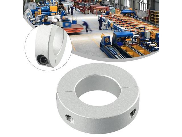 2PCS 25mm Separate Fixed Rings Aluminum Alloy Double Split Clamp Collar Sleeve Retaining Rings Clamping Pipe Hose Fittings