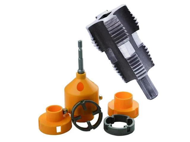 9pcs/Set PVC Pipe Threader Kit Pipe Threader Pipe Round Die 4/6 Points PPR Water -=Pipe -=Internal Thread Opener