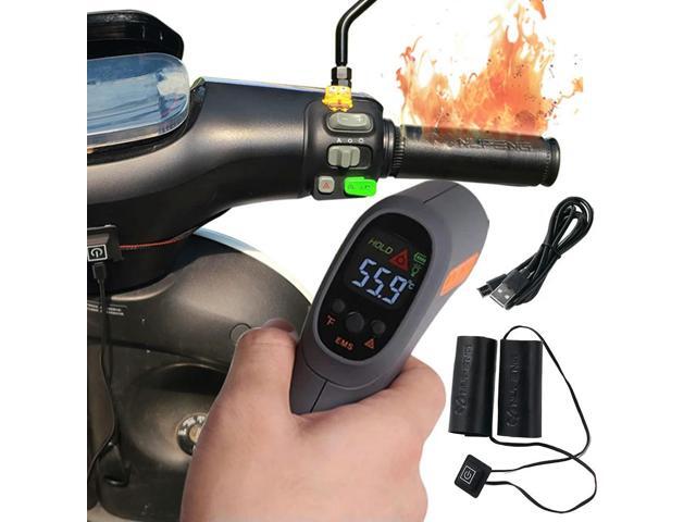 Electric Heated Grip Cover USB Waterproof Winter Motorcycle ATV Scooter Heated Grips 3 Gear with Switch Handlebar Warmer Sleeves