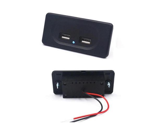 12V Car Socket Dual USB Charger For Socket Car Installation Motorhome Caravan Car Accessories 3.1A
