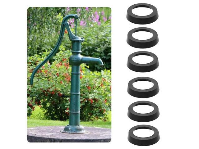 6 Pcs Pump Leathers Gasket 75mm Rubber Cup Seal Kit For Spout Hand Press Home Improvement Accessory