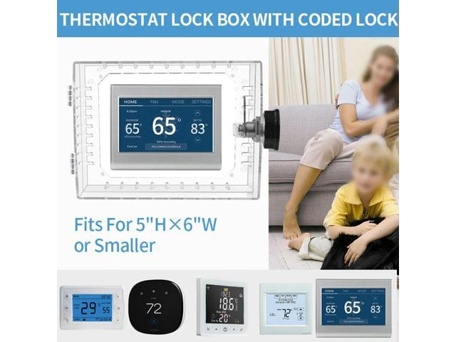 Thermostat Lock Box With Combination Lock Wall-mounted Thermostat Cover For Home Improvement Tool Accessory