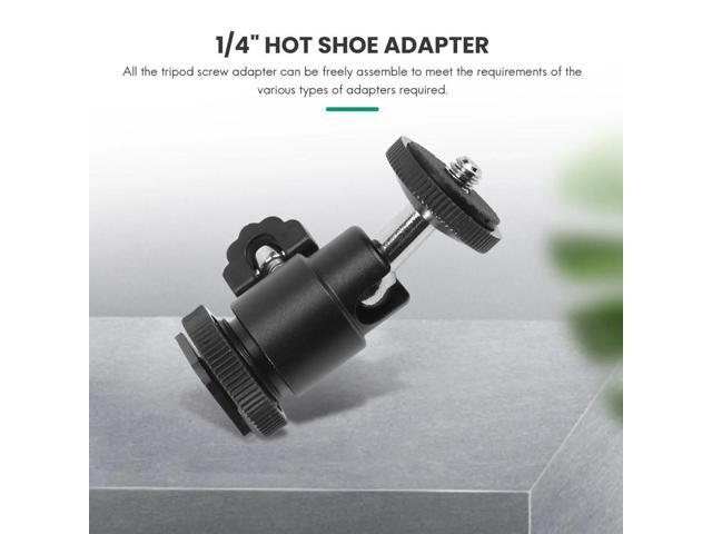 Camera Screw, 21 Pcs 1/4 Inch 3/8 Inch Converter Threaded Screws 1/4Inch Hot Shoe Adapter Mount Camera Ball Head Set Camera