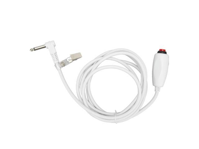 Universal Push Button Cord Universal 6.35mm Interface Replacement Nurse Call Cord with Clip Button Line for Nurse Station 9.8ft