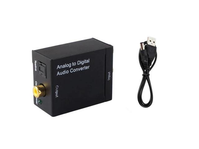 Digital Audio Converter Amplifier Decoder Optical Coaxial RCA Toslink Audio Adapter SPDIF Adaptor For TV