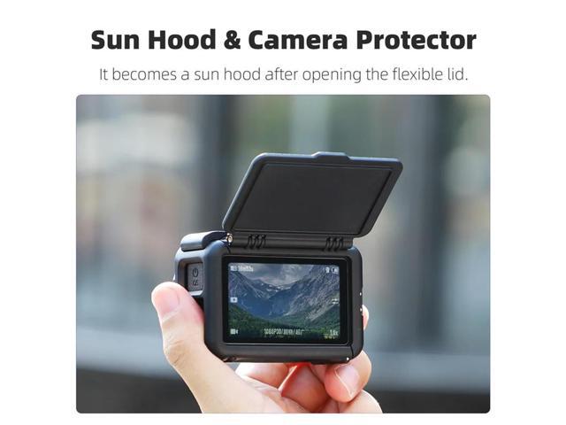 Cage For Action 5 Pro/4/3 Protective Case Quick Release Adapter Expansion Frame With Camera Hood